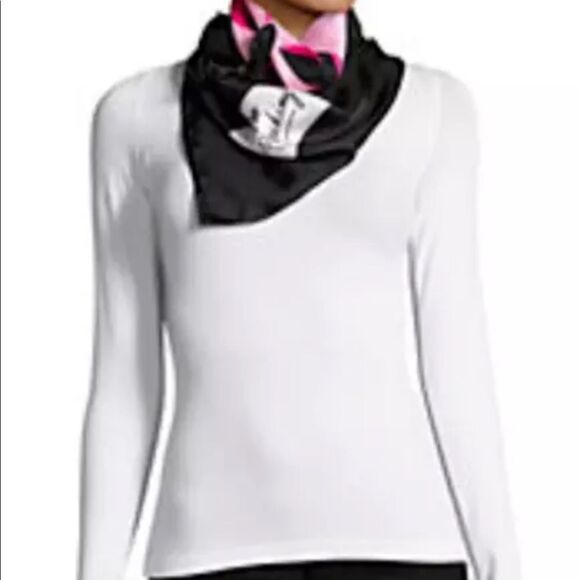 Kate Spade 100% Silk Square Scarf 34 x 34 No Peeking Bow Gift Print – Bl… - Picture 2 of 12